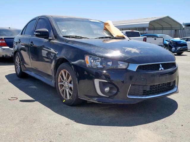 JA32U2FU7GU001568 - 2016 MITSUBISHI LANCER ES BLACK photo 1