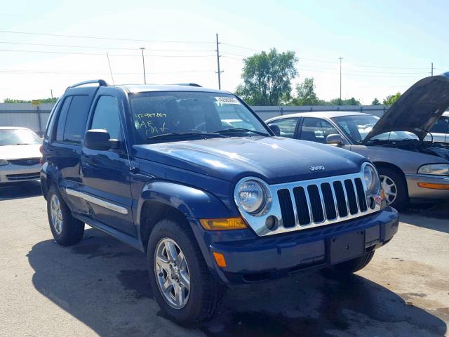 1J4GL58K75W568026 - 2005 JEEP LIBERTY LI BLUE photo 1