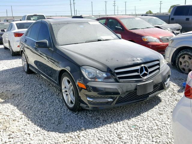 WDDGF4HB2EA962060 - 2014 MERCEDES-BENZ C 250 BLACK photo 1