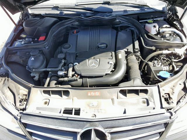 WDDGF4HB2EA962060 - 2014 MERCEDES-BENZ C 250 BLACK photo 7