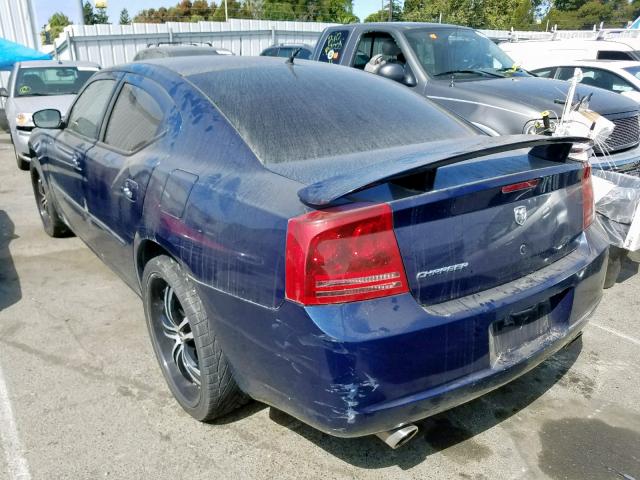 2B3KA43R76H119855 - 2006 DODGE CHARGER SE BLUE photo 3