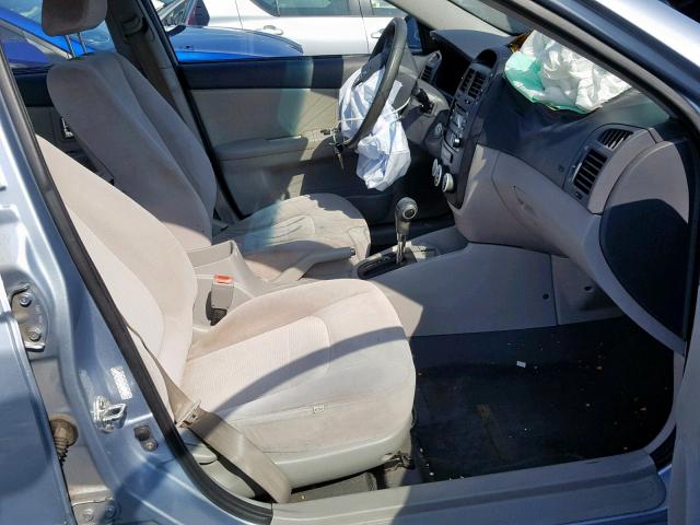 KNAFE121685539659 - 2008 KIA SPECTRA EX BLUE photo 5