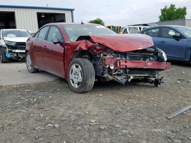 1G2ZF57B884262674 - 2008 PONTIAC G6 VALUE L RED photo 1