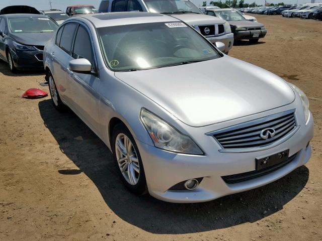 JN1CV6AP5BM305246 - 2011 INFINITI G37 BASE SILVER photo 1