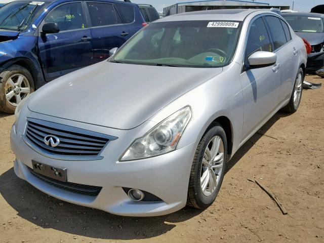 JN1CV6AP5BM305246 - 2011 INFINITI G37 BASE SILVER photo 2