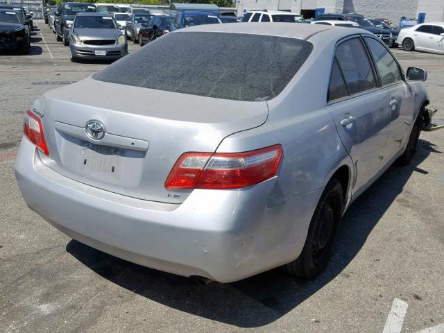4T1BE46K17U720626 - 2007 TOYOTA CAMRY NEW SILVER photo 4