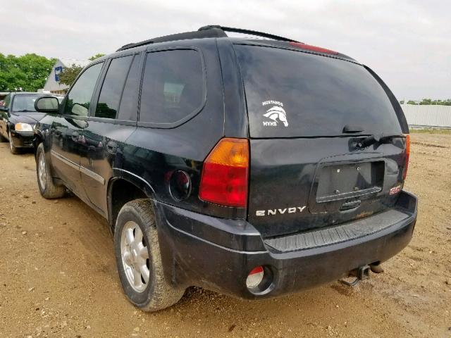 1GKDS13S972146561 - 2007 GMC ENVOY BLACK photo 3