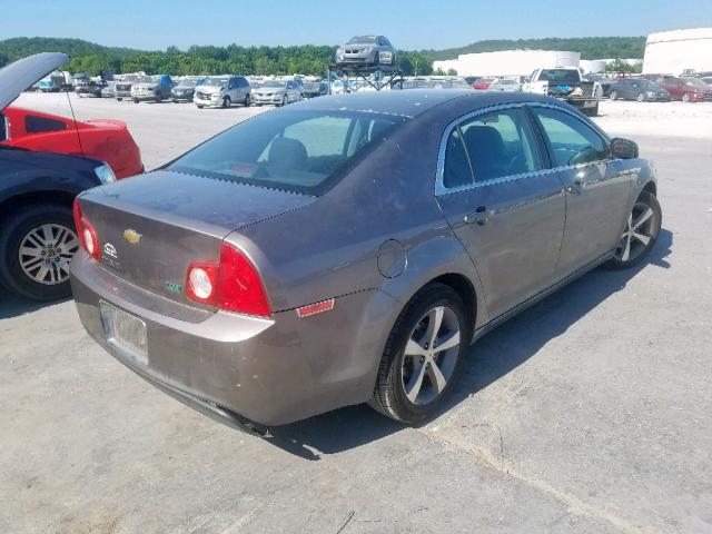1G1ZC5EU1BF244840 - 2011 CHEVROLET MALIBU 1LT 棕色 照片 4