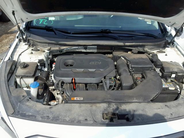 5NPE34AF2GH336124 - 2016 HYUNDAI SONATA SPO WHITE photo 7