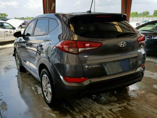 KM8J23A45HU495619 - 2017 HYUNDAI TUCSON SE CHARCOAL photo 3