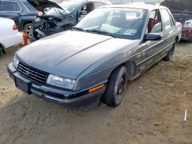 1G1LT54GXLE185909 - 1990 CHEVROLET CORSICA LT GRAY photo 2