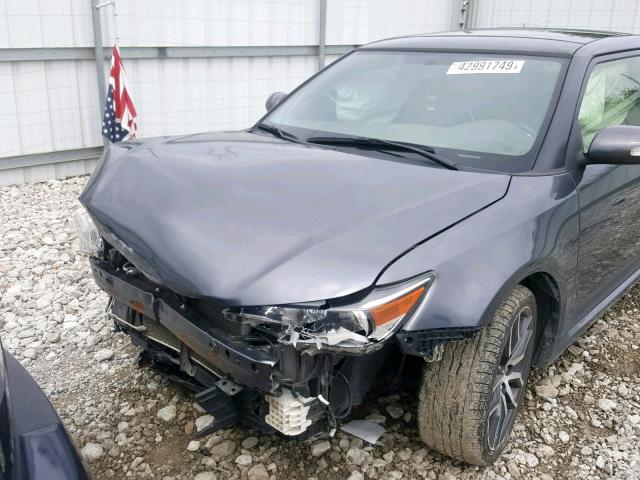 JTKJF5C77E3084678 - 2014 TOYOTA SCION TC გრაფიტი ფოტო 9