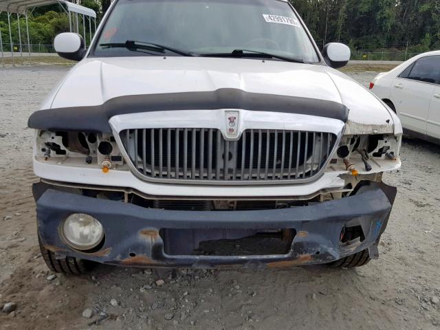 5LMRU27A9YLJ09842 - 2000 LINCOLN NAVIGATOR WHITE photo 9