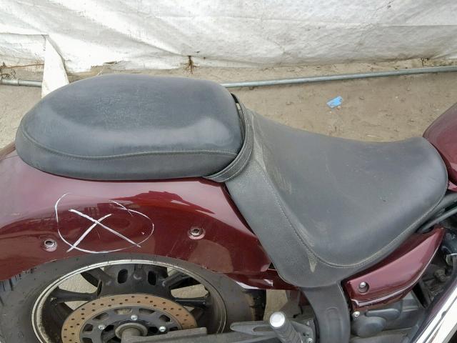 JYAVN01Y29A000547 - 2009 YAMAHA XVS950 AC MAROON photo 6