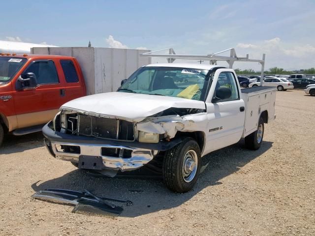 3B6KC26Z42M253876 - 2002 DODGE RAM 2500 WHITE photo 2