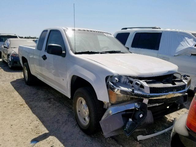 1GCCS19E278146181 - 2007 CHEVROLET COLORADO WHITE photo 1