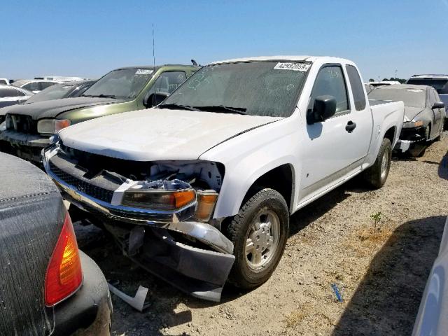 1GCCS19E278146181 - 2007 CHEVROLET COLORADO WHITE photo 2