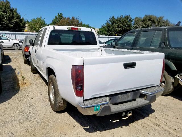 1GCCS19E278146181 - 2007 CHEVROLET COLORADO WHITE photo 3