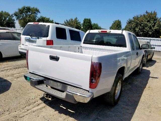 1GCCS19E278146181 - 2007 CHEVROLET COLORADO WHITE photo 4