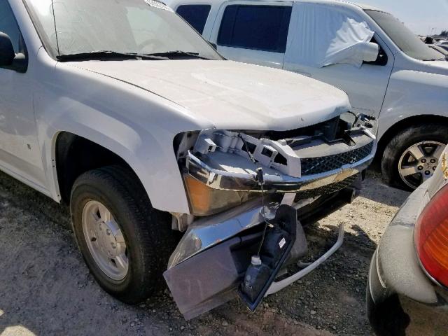 1GCCS19E278146181 - 2007 CHEVROLET COLORADO WHITE photo 9