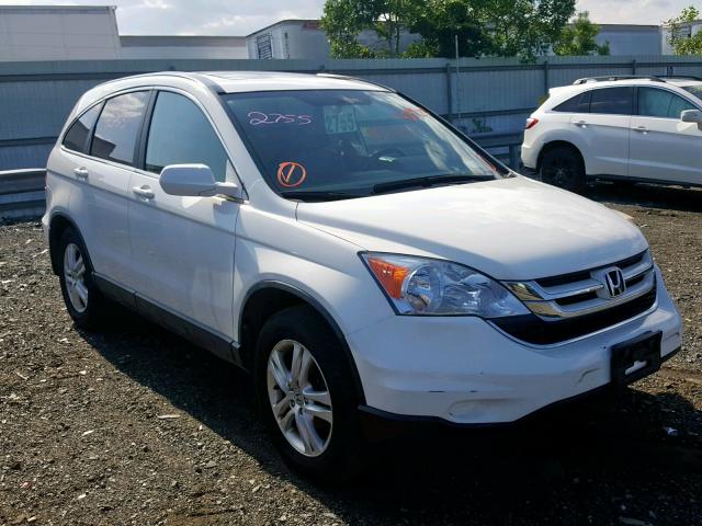 5J6RE4H72BL039864 - 2011 HONDA CR-V EXL WHITE photo 1