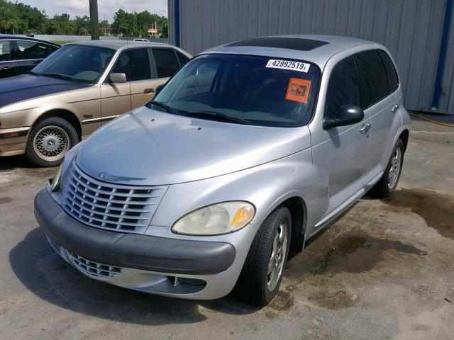 3C8FY4BB81T508826 - 2001 CHRYSLER PT CRUISER SILVER photo 2