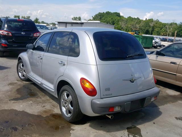 3C8FY4BB81T508826 - 2001 CHRYSLER PT CRUISER SILVER photo 3