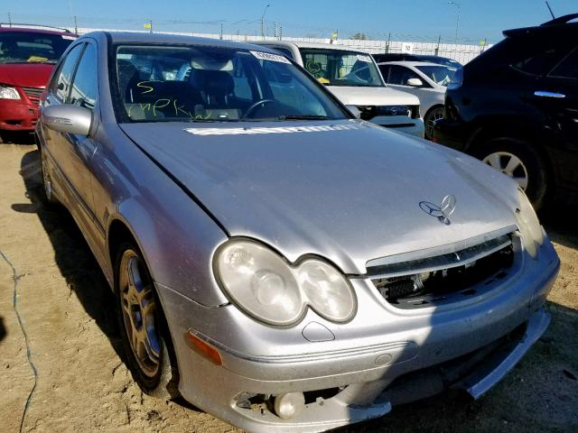 WDBRF76J85F609662 - 2005 MERCEDES-BENZ C 55 AMG SILVER photo 1