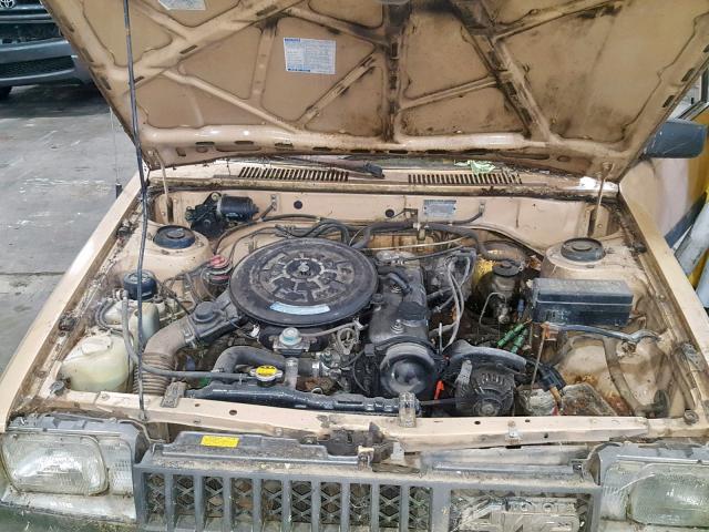 JT2AL35W1G0211558 - 1986 TOYOTA TERCEL SR5 GOLD photo 7