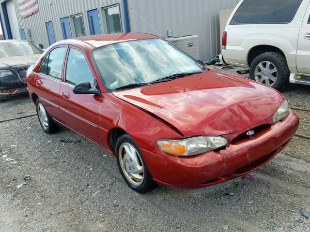 3FAFP13P7YR166490 - 2000 FORD ESCORT BURGUNDY photo 1