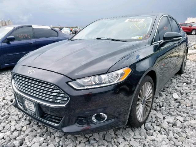 3FA6P0K90ER164900 - 2014 FORD FUSION TIT BLACK photo 2