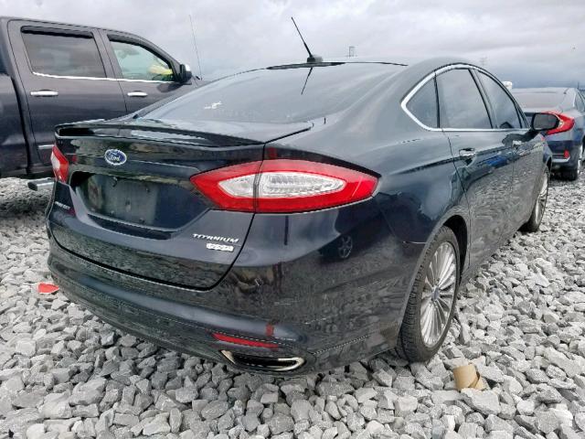 3FA6P0K90ER164900 - 2014 FORD FUSION TIT BLACK photo 4