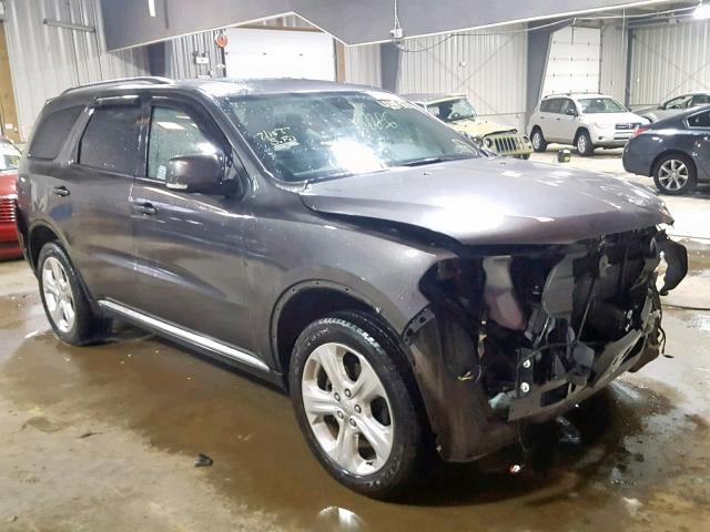 1C4RDJDG0FC110238 - 2015 DODGE DURANGO LI GRAY photo 1