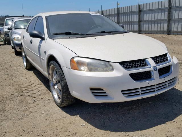 1B3EL36X04N401366 - 2004 DODGE STRATUS SE WHITE photo 1