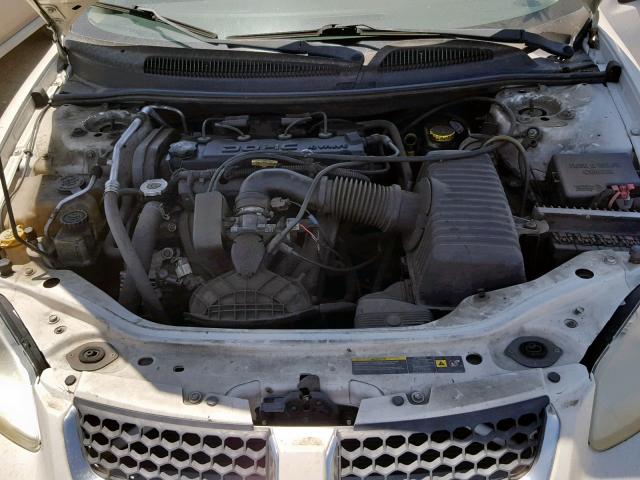 1B3EL36X04N401366 - 2004 DODGE STRATUS SE WHITE photo 7