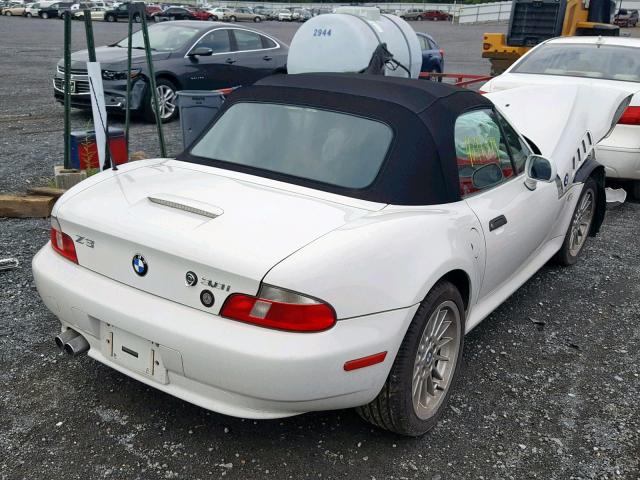 WBACN53461LJ55241 - 2001 BMW Z3 3.0 WHITE photo 4
