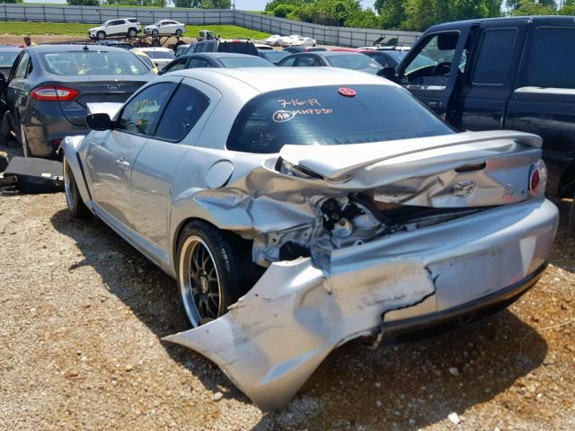 JM1FE17N350159590 - 2005 MAZDA RX8 SILVER photo 3