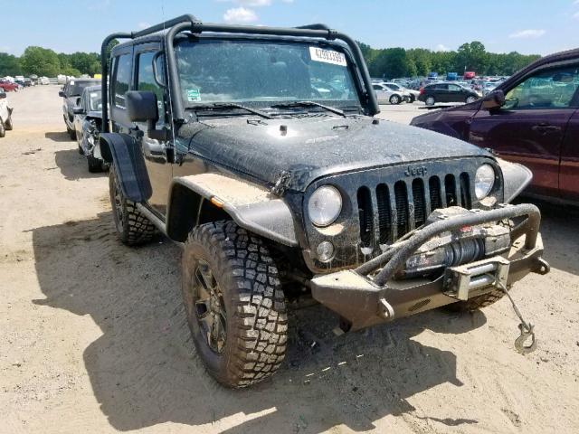 1C4AJWAG2EL219161 - 2014 JEEP WRANGLER S BLACK photo 1