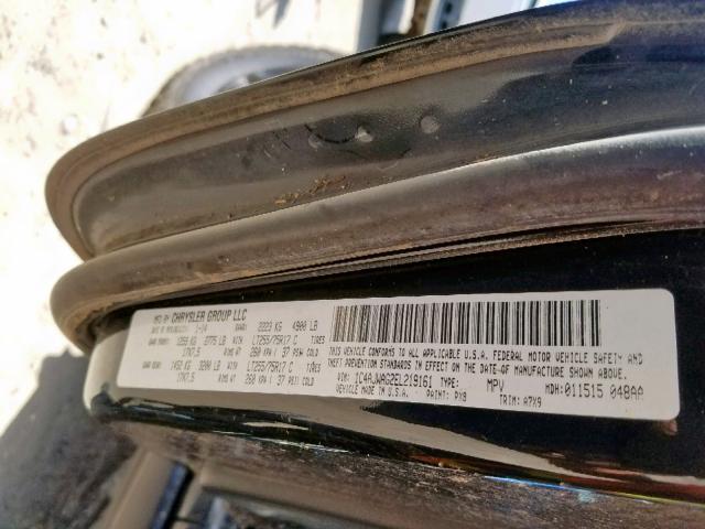 1C4AJWAG2EL219161 - 2014 JEEP WRANGLER S BLACK photo 10