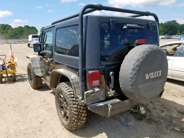 1C4AJWAG2EL219161 - 2014 JEEP WRANGLER S BLACK photo 3