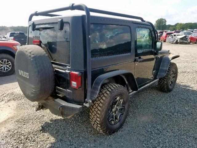 1C4AJWAG2EL219161 - 2014 JEEP WRANGLER S BLACK photo 4