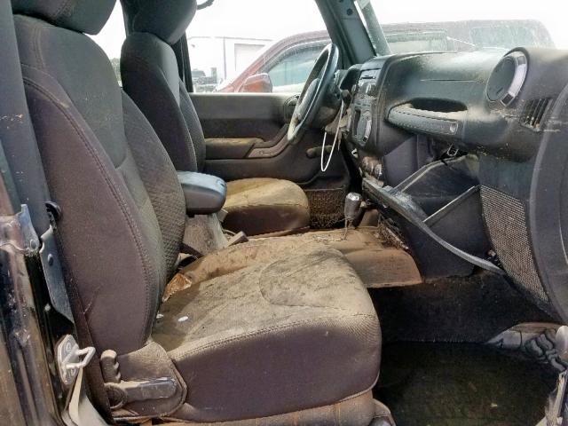 1C4AJWAG2EL219161 - 2014 JEEP WRANGLER S BLACK photo 5