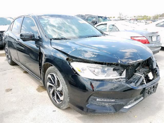 1HGCR2F86GA031707 - 2016 HONDA ACCORD EXL BLACK photo 1