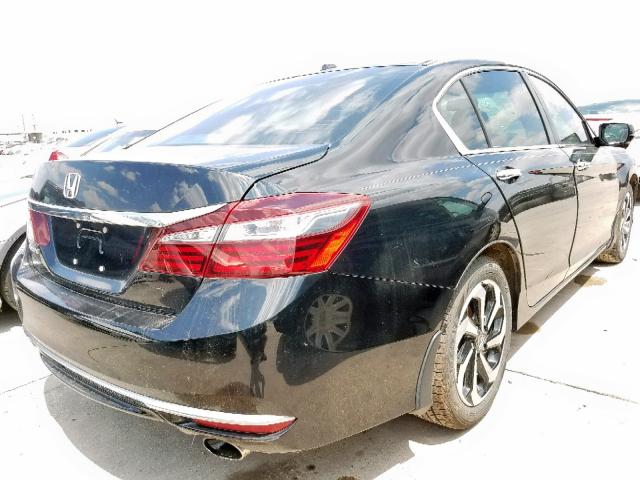 1HGCR2F86GA031707 - 2016 HONDA ACCORD EXL BLACK photo 4