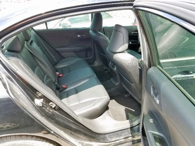 1HGCR2F86GA031707 - 2016 HONDA ACCORD EXL BLACK photo 6