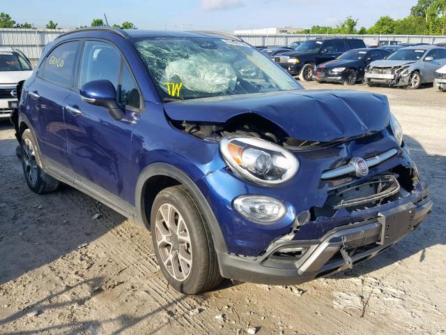 ZFBCFXCB5HP616512 - 2017 FIAT 500X TREKK BLUE photo 1