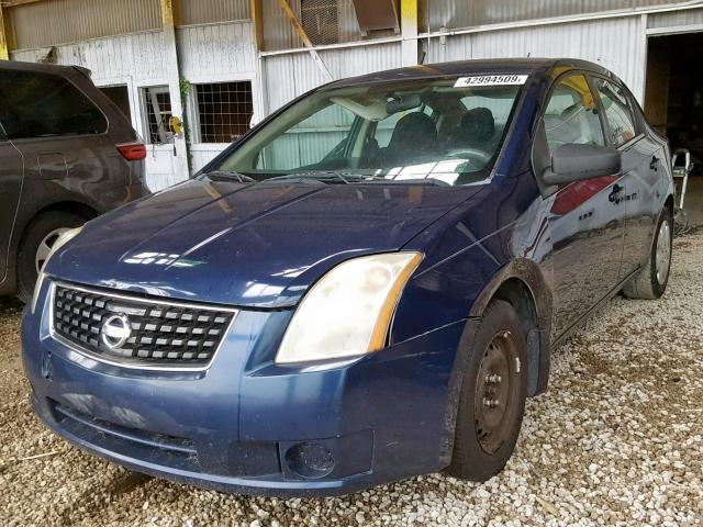 3N1AB61E88L683904 - 2008 NISSAN SENTRA 2.0 BLUE photo 2