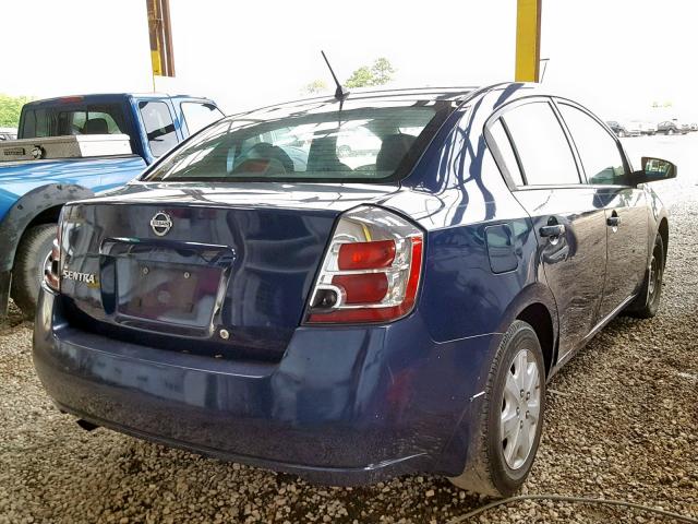 3N1AB61E88L683904 - 2008 NISSAN SENTRA 2.0 BLUE photo 4