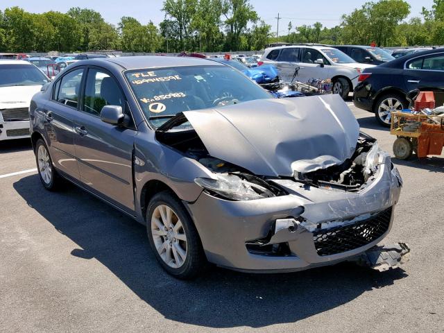 JM1BK32F281850983 - 2008 MAZDA 3 I GRAY photo 1