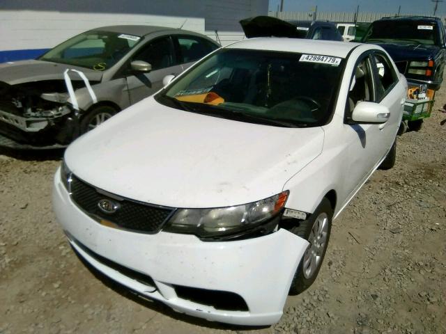 KNAFU4A29A5213603 - 2010 KIA FORTE EX WHITE photo 2